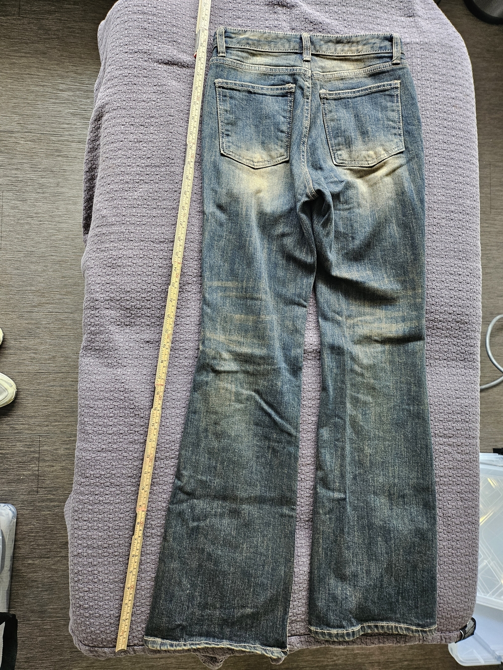 Strawberry Leaves LGB Style Flare Denim